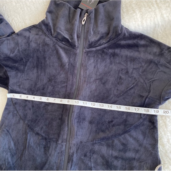 Spyder Women's Full Zip Front Velour Fleece Jacket, Black, Size S,M,XL - Picture 11 of 15